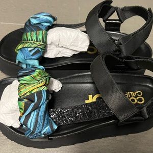 Colors of California platform sandal, size 38 EU, Brand New, from Italy